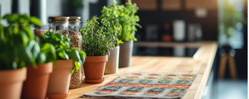 déco plantes vertes cuisine